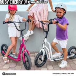 Trottinette enfant HyperMotion RUBY 12.2 12 pouces fuchsia