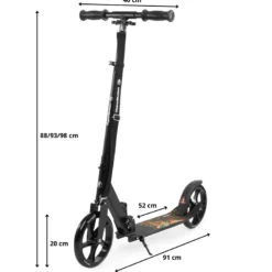 Trottinette enfant pliable + 7ans, 100kg