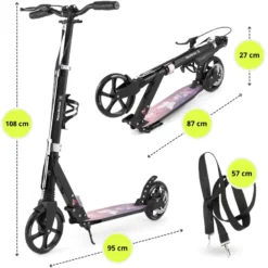 Trottinette enfant pliable jusqu'à 100kg