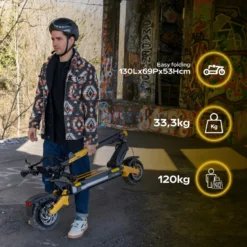 Trottinette électrique adulte 1000gt 2x2 motor - jusqu'a 100 km