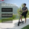 Trottinette électrique adulte urbanglide 85 evo – ipx5 résistante à l'eau