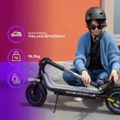 Trottinette électrique ezway ex100 - 25 km / 25 km d'autonomie, batterie 2