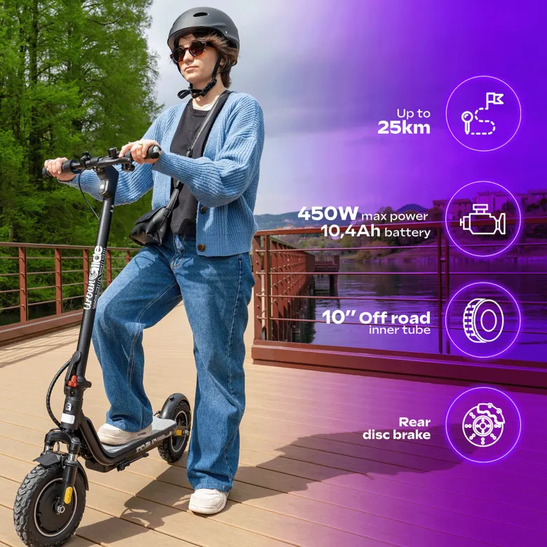 Trottinette électrique ezway ex100 - 25 km / 25 km d'autonomie, batterie 2