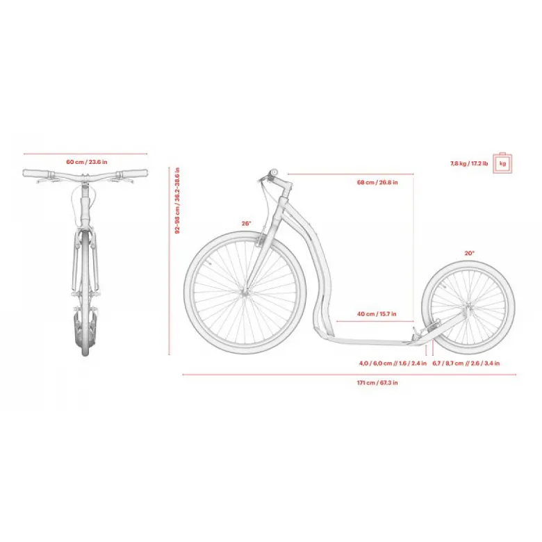 Trottinette trexx vert yedoo