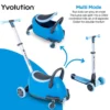 Trottinette évolutive 5 en 1 luna bleu