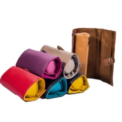 Trousse bijoux cuir emma glacé
