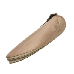 Trousse cuir twisty beige