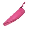 Trousse cuir twisty fushia