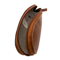 Trousse cuir twisty havane