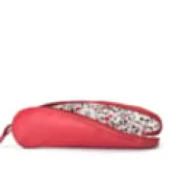 Trousse cuir twisty rouge