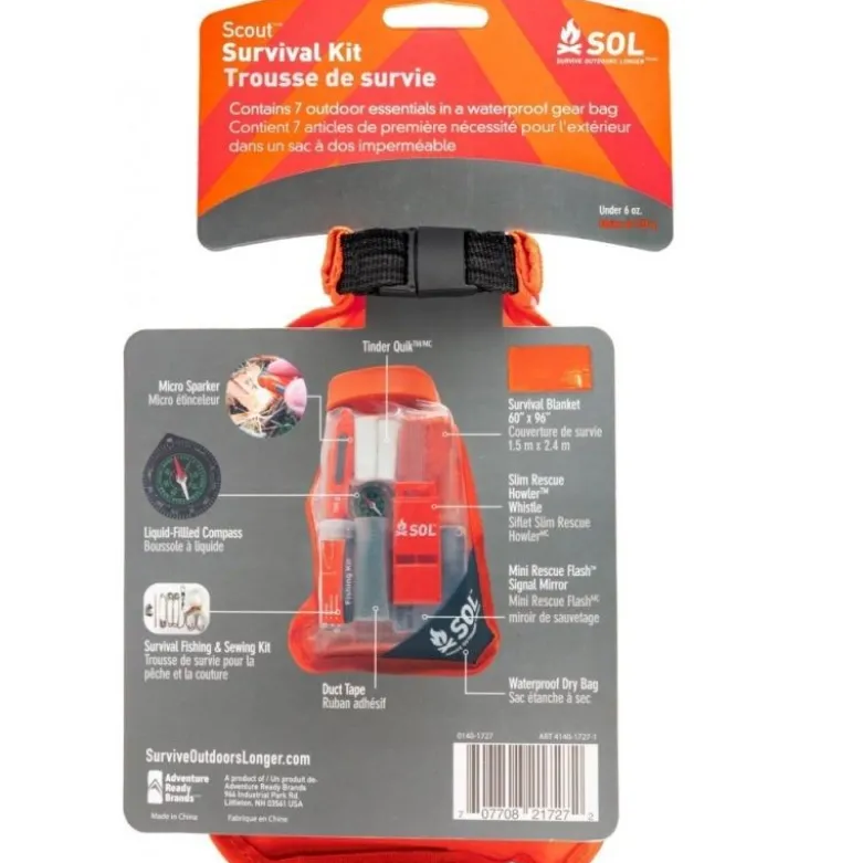 Trousse de survie étanche sol scout