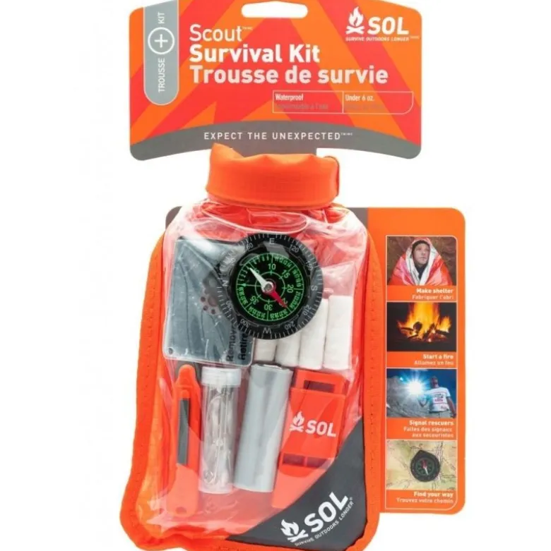 Trousse de survie étanche sol scout