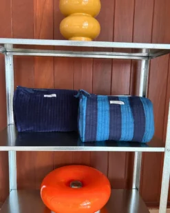Trousse de toilette banita rayures ultra bleu