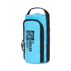 Trousse de toilette imperméable unisexe avec poignée Bleu clair