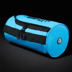 Trousse de toilette imperméable unisexe avec poignée Bleu clair