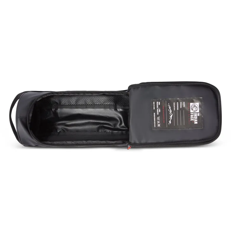Trousse de toilette imperméable unisexe avec poignée Noir