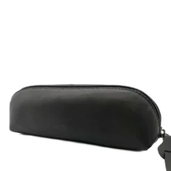 Trousse longue cuir rosy noir