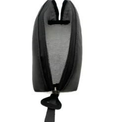 Trousse longue cuir rosy noir