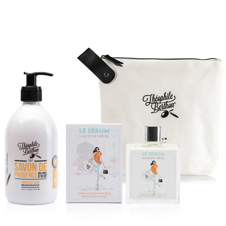 Trousse néroli savon et huile sèche