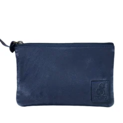 Trousse plate cuir dany marine