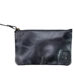 Trousse plate cuir dany noir