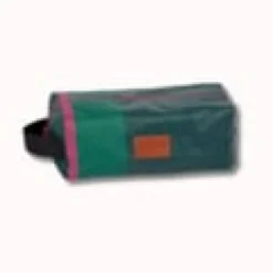 Trousse toilette alfred cire chevron vert