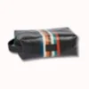 Trousse toilette alfred cire chevron noir