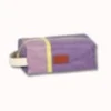 Trousse toilette alfred cire chevron parme
