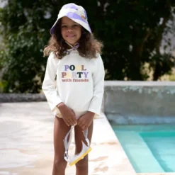 T-shirt anti-uv manches longues sel marin (5-6 ans)