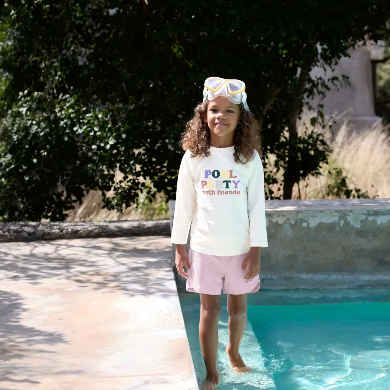 T-shirt anti-uv manches longues sel marin (3-4 ans)