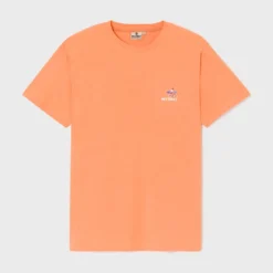 T-shirt imprimé vélo orange - s