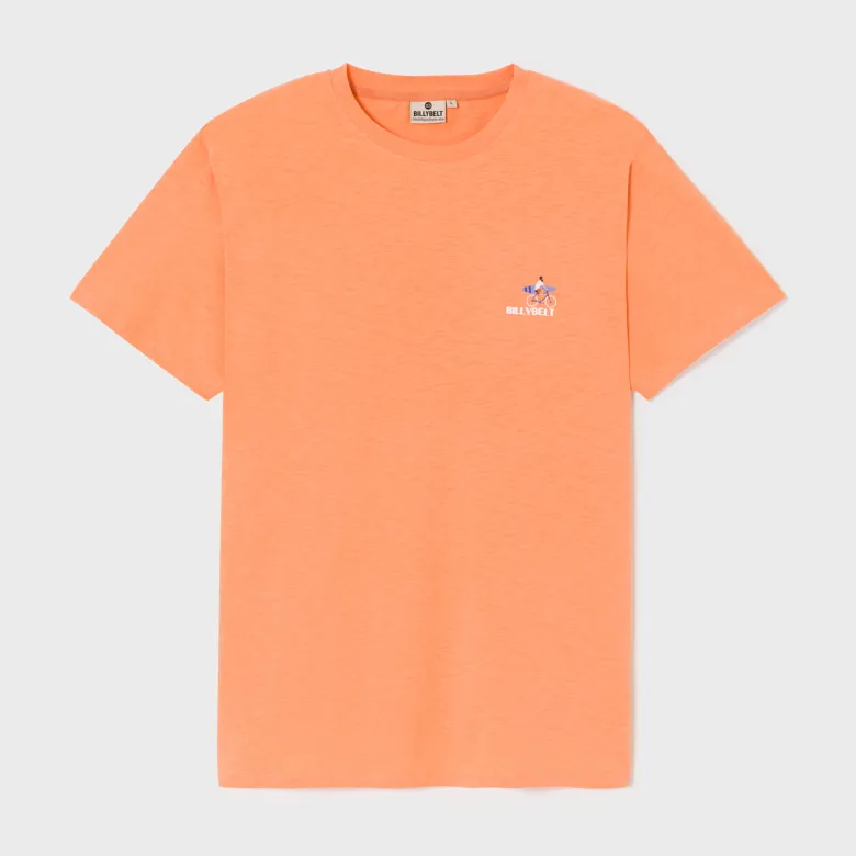 T-shirt imprimé vélo orange - s