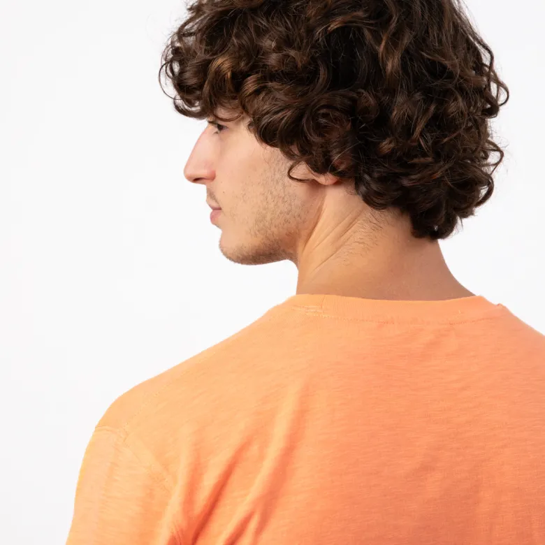 T-shirt imprimé vélo orange - s