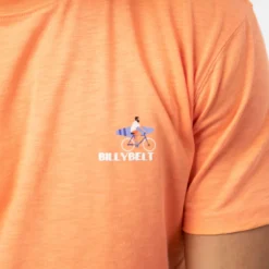 T-shirt imprimé vélo orange - s