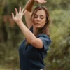 T-shirt yoga pelican bio bleu marine XL