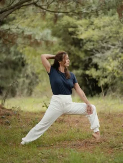 T-shirt yoga pelican bio bleu marine XL