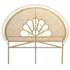 Tête de lit 140 cm en rotin naturel - gabriella