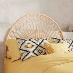 Tête de lit en rotin naturel 140 cm - alan