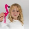 Tube flamant rose 100 pcs plus plus