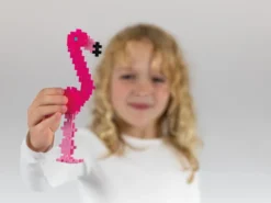 Tube flamant rose 100 pcs plus plus