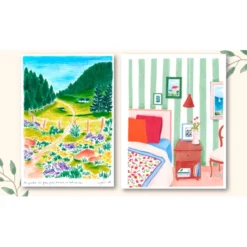 Un petit air de vacances : un album à colorier