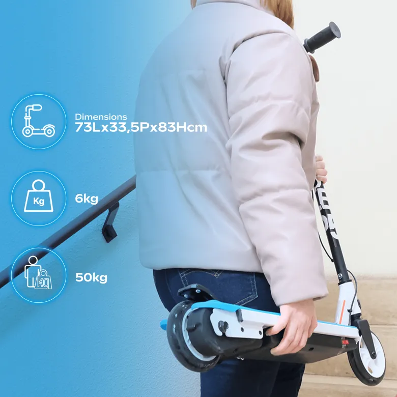 Urbanglide 55 bleu reconditionnée – trottinette électrique adulte reconditionnée