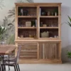 Vaisselier en bois d'acacia salta