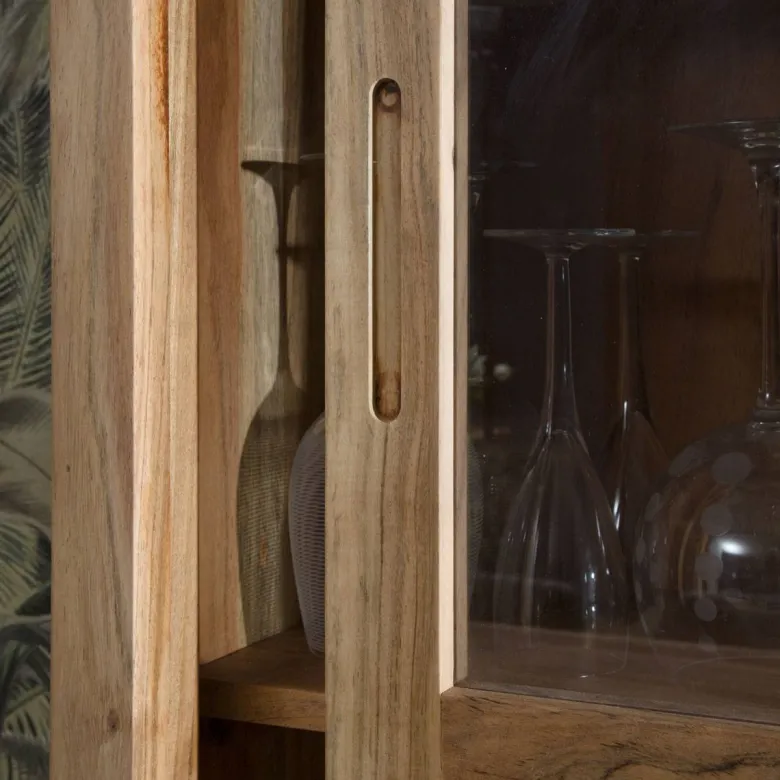 Vaisselier en bois d'acacia salta