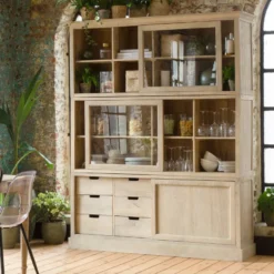 Vaisselier en bois de manguier nina