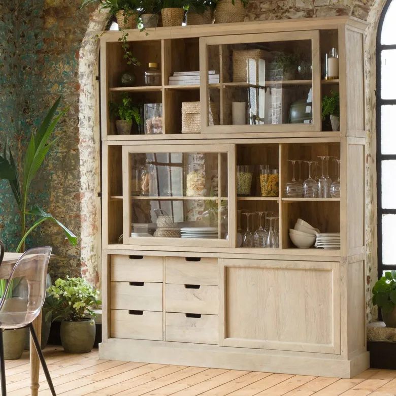 Vaisselier en bois de manguier nina