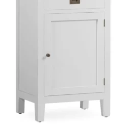 Vaisselier 1 tiroir bronze bois blanc -