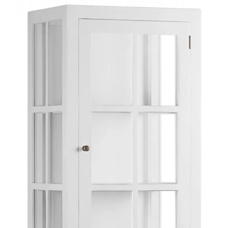 Vaisselier 1 tiroir bronze bois blanc -