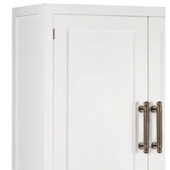 Vaisselier 4 tiroirs bronze bois blanc -