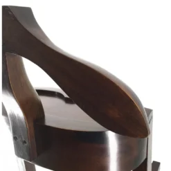 Valet de chambre bronze bois marron -